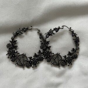 Brand New Killstar Grimwood Hoop Earrings